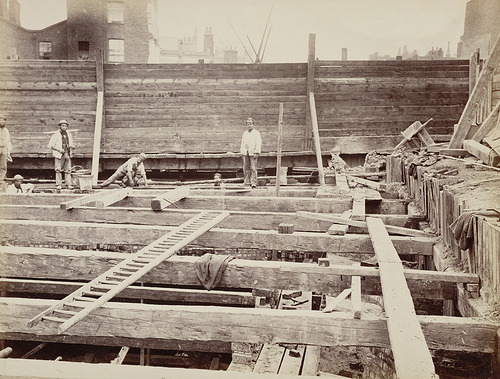 Navvies on the Metropolitan Railway, about 1861] Image taken by National Railway Museum
