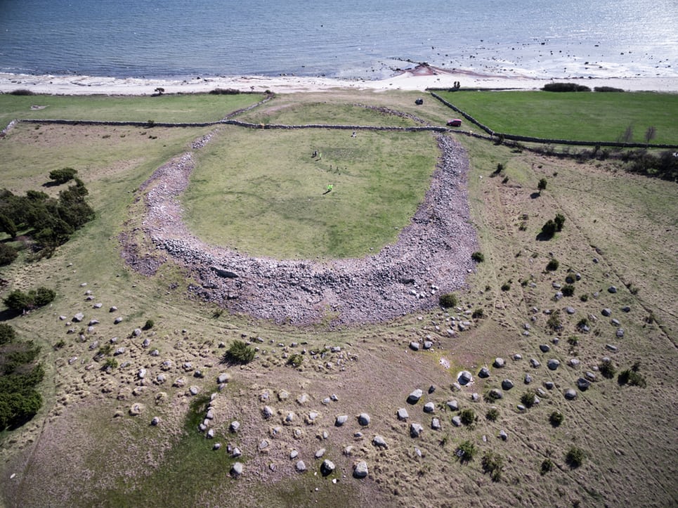 The ring-fort at Sandby Borg