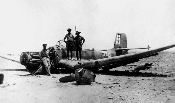 Soldiers with a Junker 87