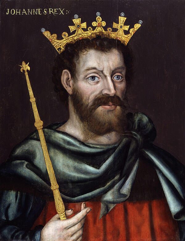 King John portrait from the National Portrait Gallery