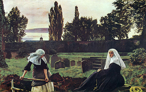 Millais - Das Tal der Stille - nuns working in a convent