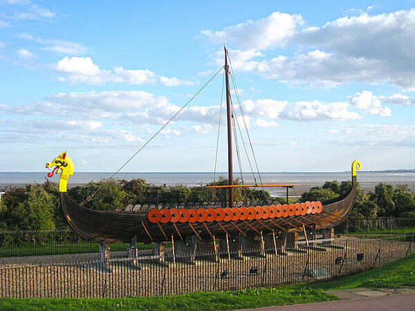 Viking long boat