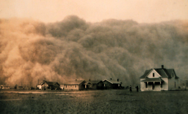 Dust-storm Texas 1935