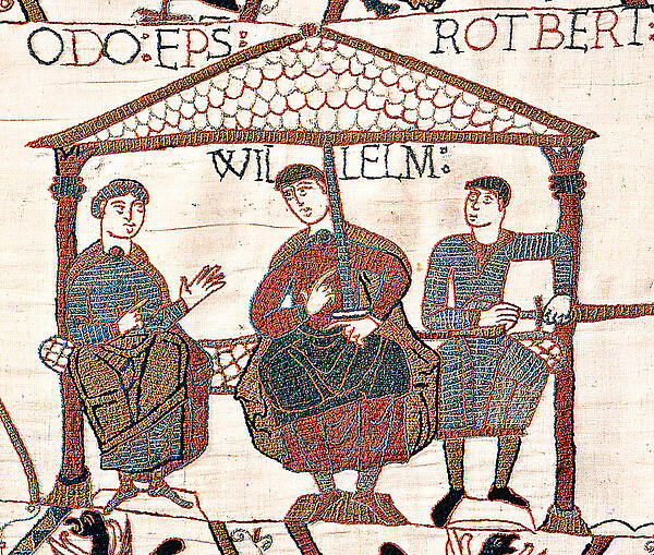 William depicted in the Bayeux Tapestry