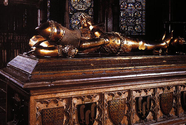Tomb of Edward the Black Prince at Canterbury Cathedral