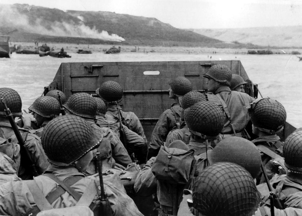 American Troops during the Normandy Invasion, June 1944