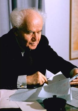 Ben Gurion, Prime Minister of Israel during the Suez Crisis
