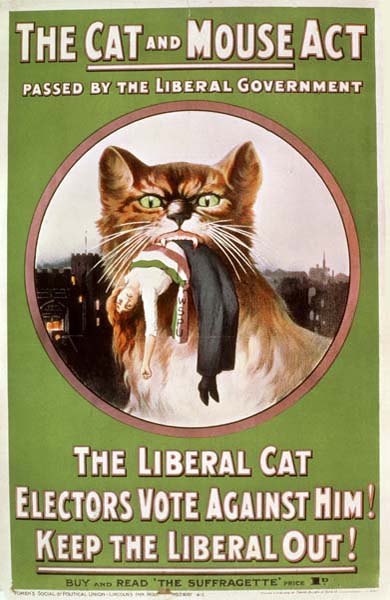 Cat and Mouse Act Poster 1914