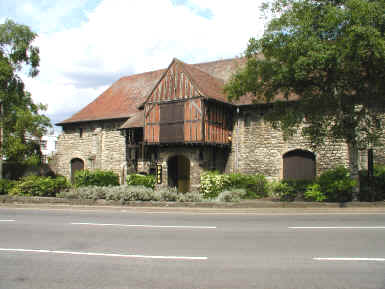 Now a museum, this building was once a tithe barn serving Maidstone, Kent