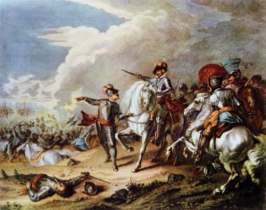 The Battle of Naseby, unknown artist, 17th Century